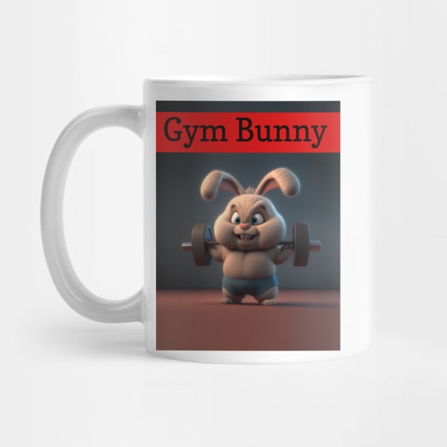 Gym Bunny - Work out time by TheArtfulAI